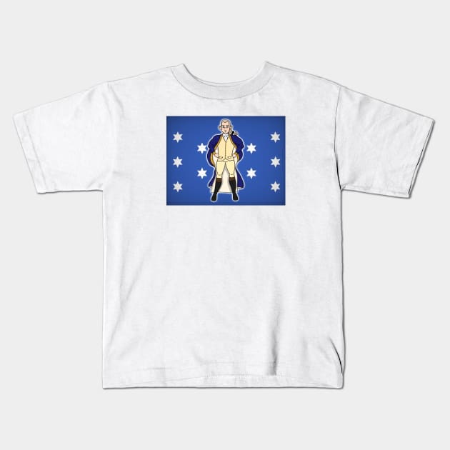 Superhero Commander in Chief Kids T-Shirt by Aeriskate